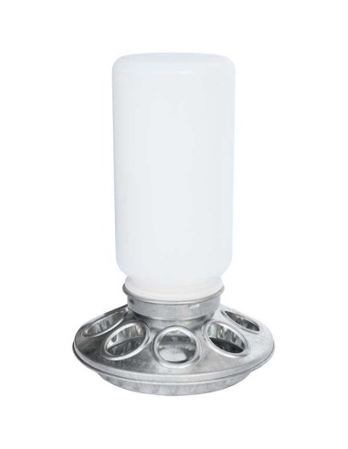 COMEDERO DE PLÁSTICO Y CHAPA PARA AVES COPELE -...