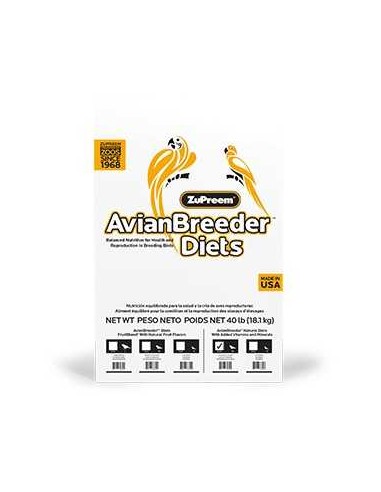 AVIAN BREEDER DIETS NATURAL NINFAS Y AGAPORNIS...