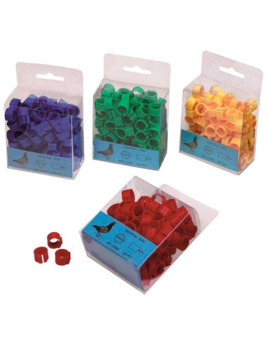 ANILLA PLÁSTICA DE 8 MM PARA PALOMAS (100...