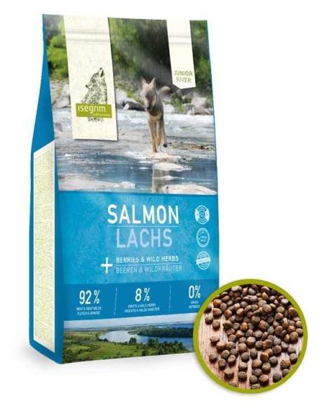 PIENSO JUNIOR RIVER SALMÓN CON BAYAS ISEGRIM