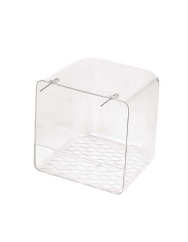 BAÑERA TRANSPARENTE PARA PÁJAROS COPELE