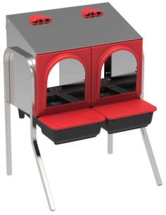 PONEDERO PLATINUM CON PATAS 2 DEPARTAMENTOS COPELE