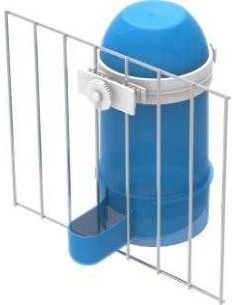COMEDERO / BEBEDERO CON SOPORTE PARA AVES 800 ML COPELE 2