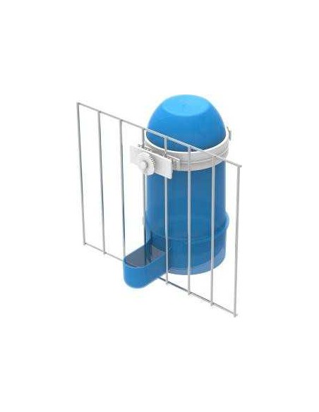 COMEDERO / BEBEDERO CON SOPORTE PARA AVES 800 ML COPELE