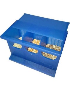 COMEDERO PARA PALOMAS PLÁSTICO 3 HUECOS COPELE 2