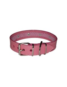 COLLAR CUERO ROSA TUYNEC