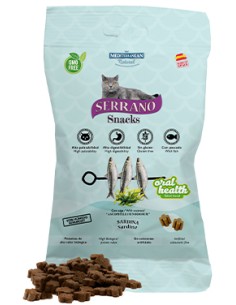 SERRANO SNACKS SARDINA PARA GATOS 50 GR MEDITERRANEAN...