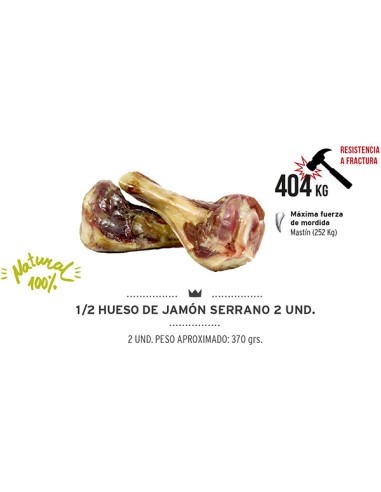 MEDIO HUESO DE JAMÓN (2 UNIDADES) MEDITERRANEAN...
