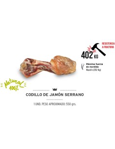CODILLO DE JAMÓN SERRANO MEDITERRANEAN NATURAL - 550 GR
