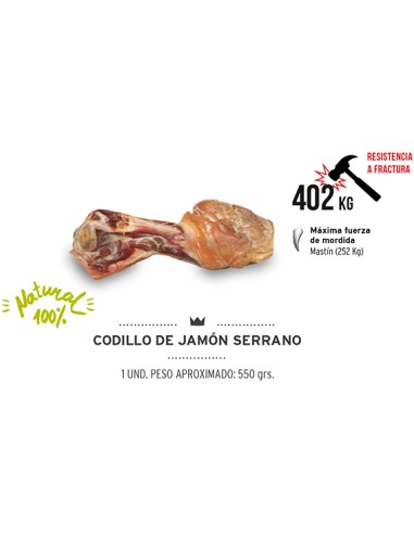 CODILLO DE JAMÓN SERRANO MEDITERRANEAN NATURAL...
