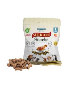 SERRANO SNACKS PAVO PARA PERROS 85 GR MEDITERRANEAN NATURAL
