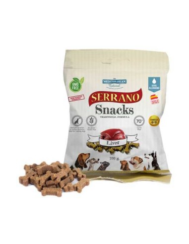 SERRANO SNACKS PATÉ PARA PERROS 85 GR...