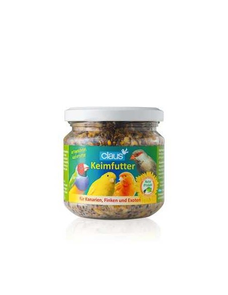 SEMILLAS GERMINADAS CANARIOS Y TROPICALES CLAUS - 210 GR