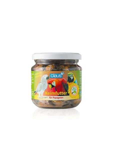 SEMILLAS GERMINADAS LOROS Y COTORRAS CLAUS - 210 GR