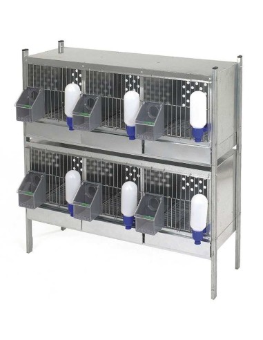 JAULA DE PERDICES DE 3 DEPARTAMENTOS COPELE