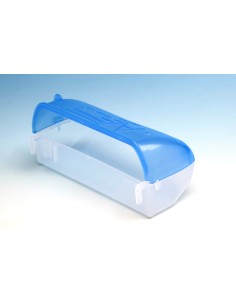 COMEDERO DOBLE TAPA AZUL MOLDES AVE