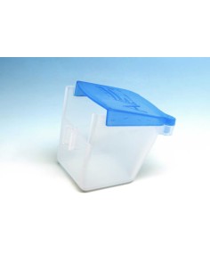 COMEDERO INDIVIDUAL PESTAÑA TAPA AZUL MOLDES AVE
