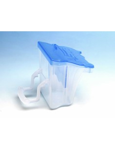 COMEDERO TULIPA PATA TAPADERA AZUL MOLDES AVE