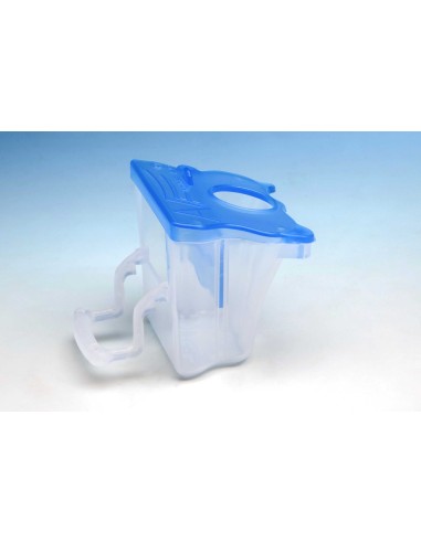 COMEDERO TULIPA PATA ORIFICIO TAPADERA AZUL...