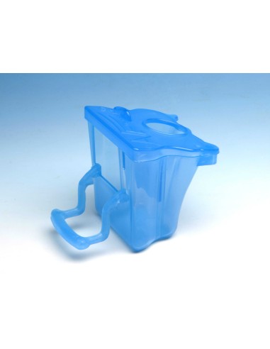 COMEDERO TULIPA PATA ORIFICIO AZUL MOLDES AVE