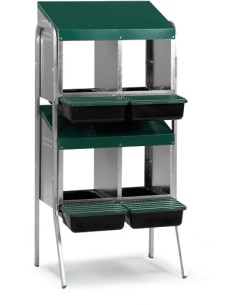 PONEDERO CON CUBETA Y PATAS 2 PISOS 4 DEPARTAMENTOS GAUN