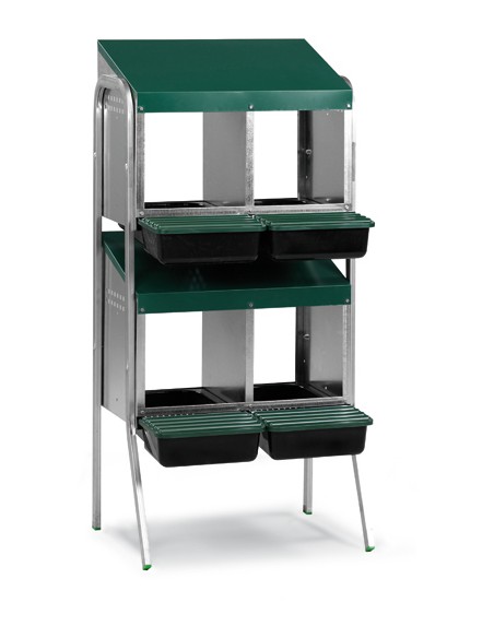 PONEDERO CON CUBETA Y PATAS 2 PISOS 4 DEPARTAMENTOS GAUN