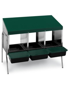 PONEDERO CON CUBETA Y PATAS 3 DEPARTAMENTOS GAUN