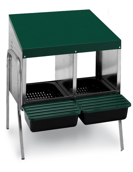 PONEDERO CON CUBETA Y PATAS 2 DEPARTAMENTOS GAUN