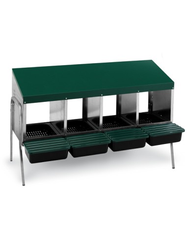 PONEDERO CON CUBETA Y PATAS 4 DEPARTAMENTOS GAUN