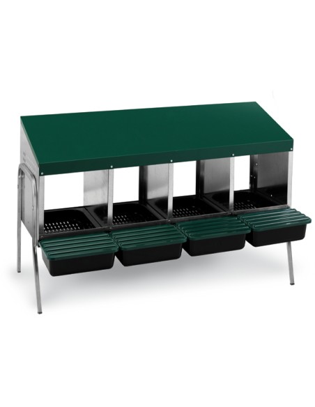 PONEDERO CON CUBETA Y PATAS 4 DEPARTAMENTOS GAUN