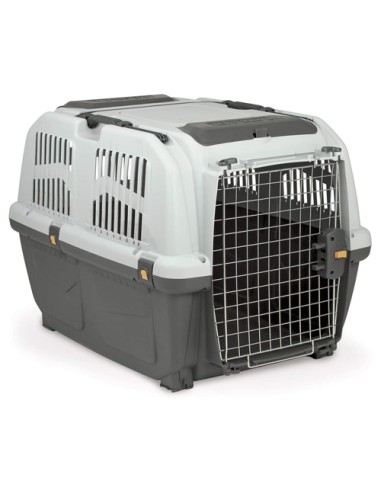 TRANSPORTÍN 6 IATA GRIS SKUDO - 70 X 63 X 92 CM