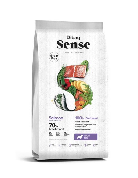 PIENSO SALMON MINI GRAIN FREE DIBAQ SENSE