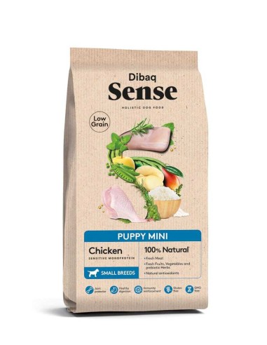 PUPPY MINI POLLO LOW GRAIN DIBAQ SENSE - 2 KG