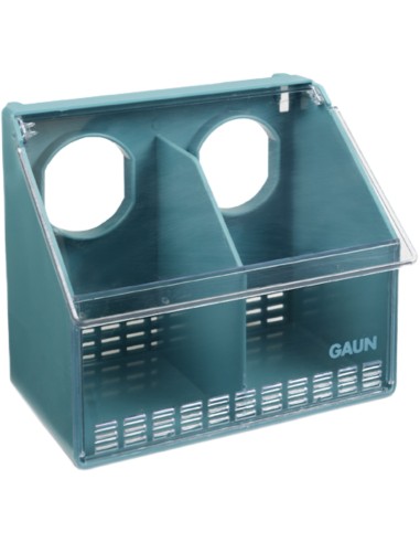 COMEDERO PLÁSTICO PARA PALOMAS Y PERDICES GAUN...