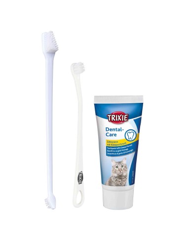 SET HIGIENE DENTAL PARA GATOS TRIXIE