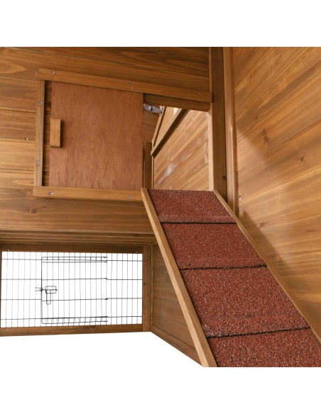 CONEJERA CON RECINTO TRIXIE - 151 X 107 X 80 CM