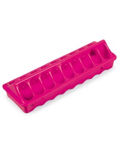COMEDERO PLÁSTICO PARA POLLOS FUCSIA GAUN