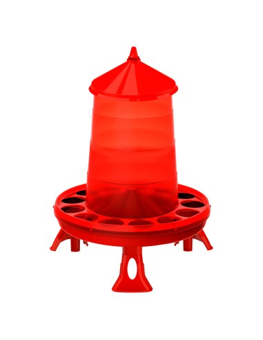 TOLVA PLASTICA ROJA CON PATAS COPELE