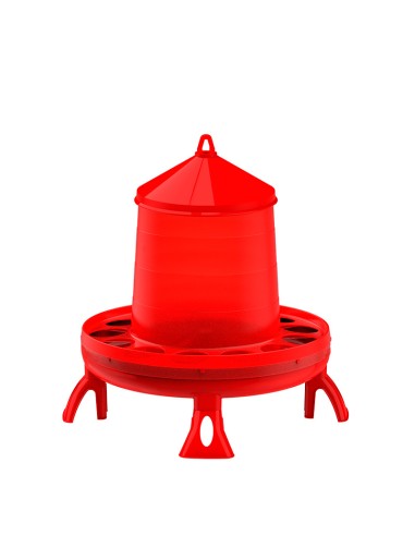 TOLVA PLASTICA ROJA CON PATAS COPELE