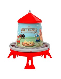 TOLVA DE PLÁSTICO PARA AVES FREE RANGE CON PATAS 4 KG COPELE