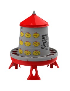 TOLVA DE PLÁSTICO PARA AVES CHIPS CON PATAS 4 KG COPELE