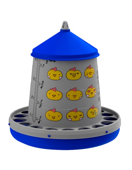 TOLVA DE PLÁSTICO PARA AVES CHIPS 4 KG COPELE