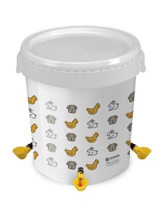 DEPÓSITO CON CAZOLETAS 32 LITROS GAUN