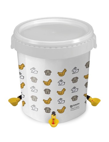 DEPÓSITO CON CAZOLETAS 32 LITROS GAUN