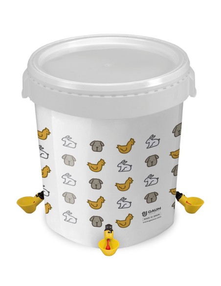 DEPÓSITO CON CAZOLETAS 32 LITROS GAUN