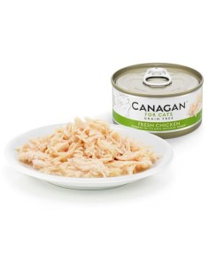 LATA DE POLLO FRESCO PARA GATOS CANAGAN - 75 GR 2