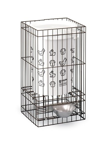 BEBEDERO ALUMINIO CON DEPOSITO GAUN