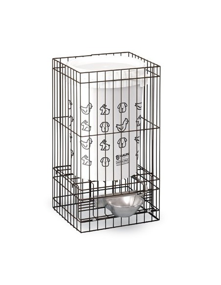 BEBEDERO ALUMINIO CON DEPOSITO GAUN