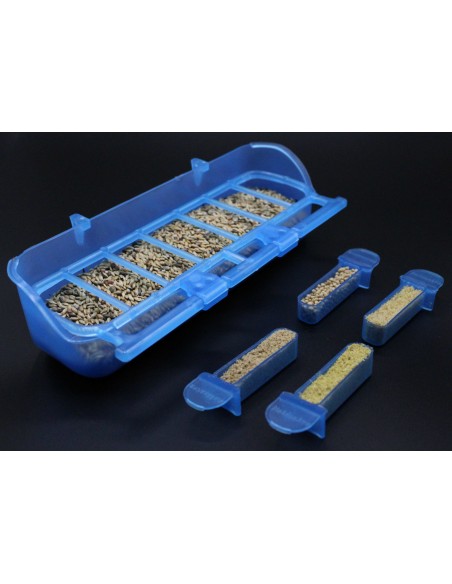 COMEDERO CELIA CON 4 SEMILLEROS MOLDES AVE