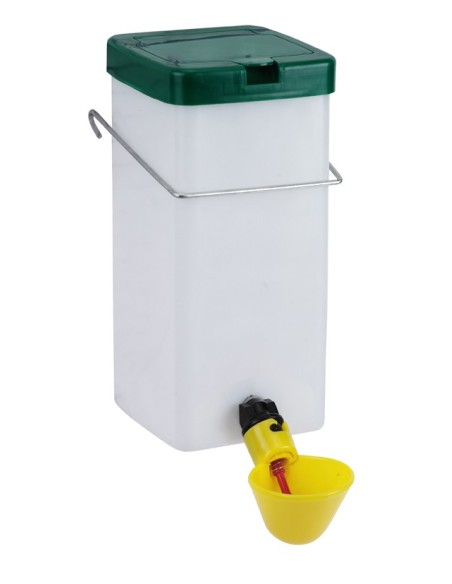 BEBEDERO CAZOLETA CON BOTELLA PARA AVES GAUN